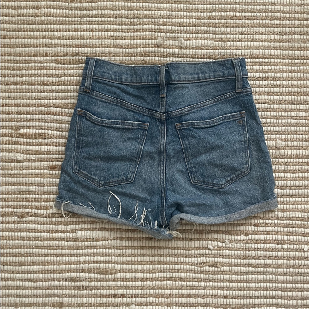 Madewell Blue Jean Shorts Cutoff - Picture 3 of 3